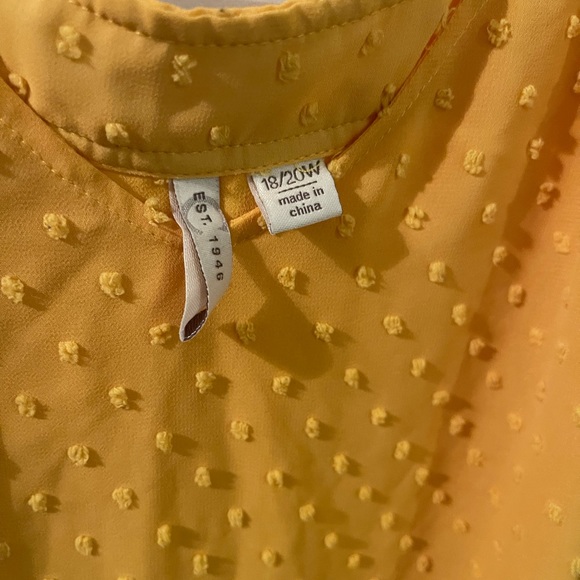 18/20W yellow top - Picture 2 of 4